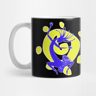 Kokopelli Sun Drummer Mug